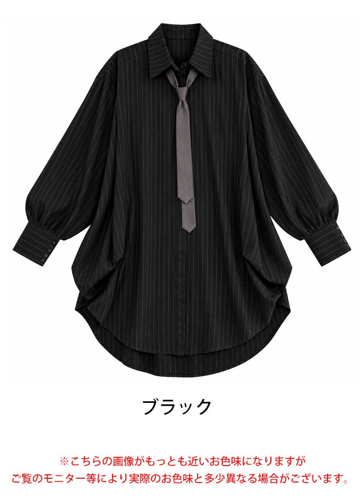 大きいサイズ レディース ロングシャツワンピース jp017