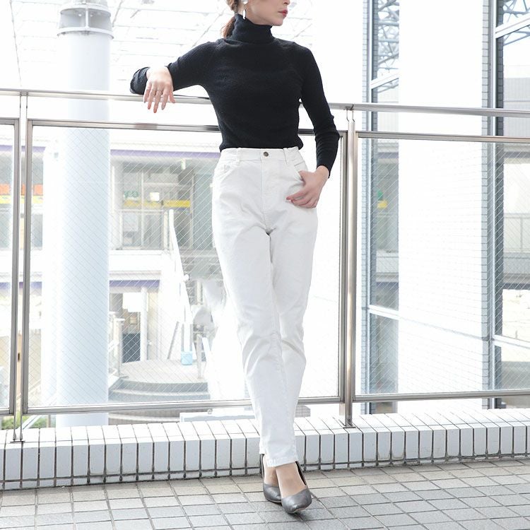 大きいサイズ レディース ストレッチテーパードデニムパンツ　wd-0210