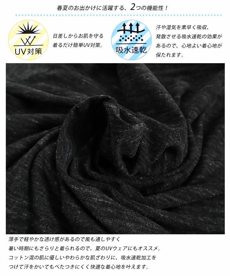 大きいサイズ レディース UV対策吸湿速乾ジップアップパーカー　map-79l