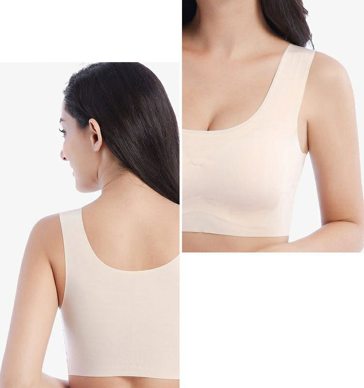 大きいサイズ レディース シームレスナイトブラジャー　goldy-450