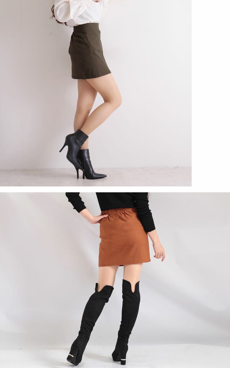 大きいサイズ レディース ストレッチマイクロミニタイトスカート　jp255【メール便可】