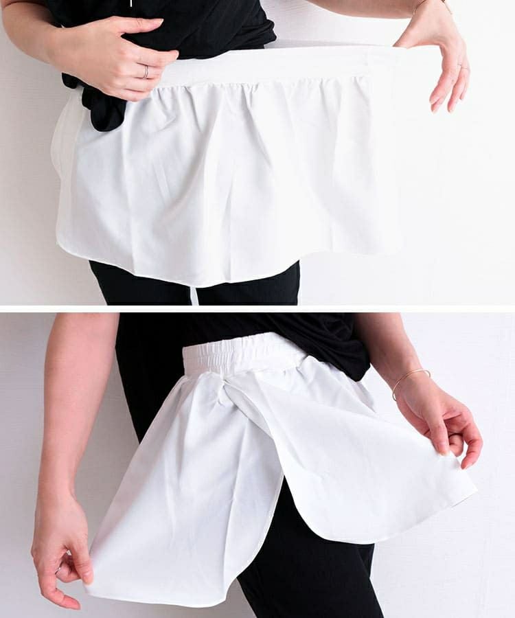 大きいサイズ レディース レイヤード風つけ裾　jp256【メール便可】