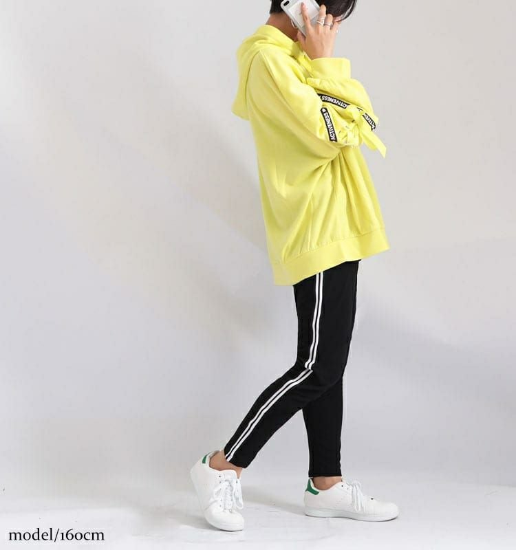 大きいサイズ レディース サイドライン入りレギンスパンツ　bai-0016