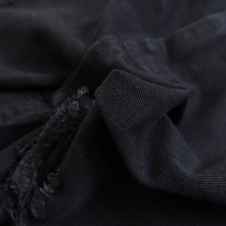 大きいサイズ レディース バックウエストギャザーダメージデニムショートパンツ　goldy-530