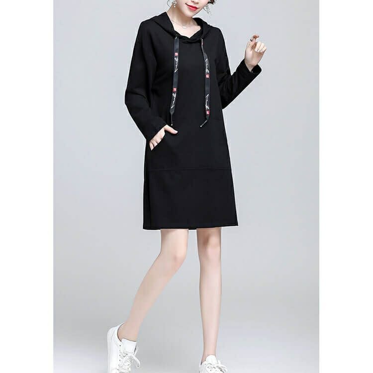 大きいサイズ レディース パーカーワンピース　goldy-534