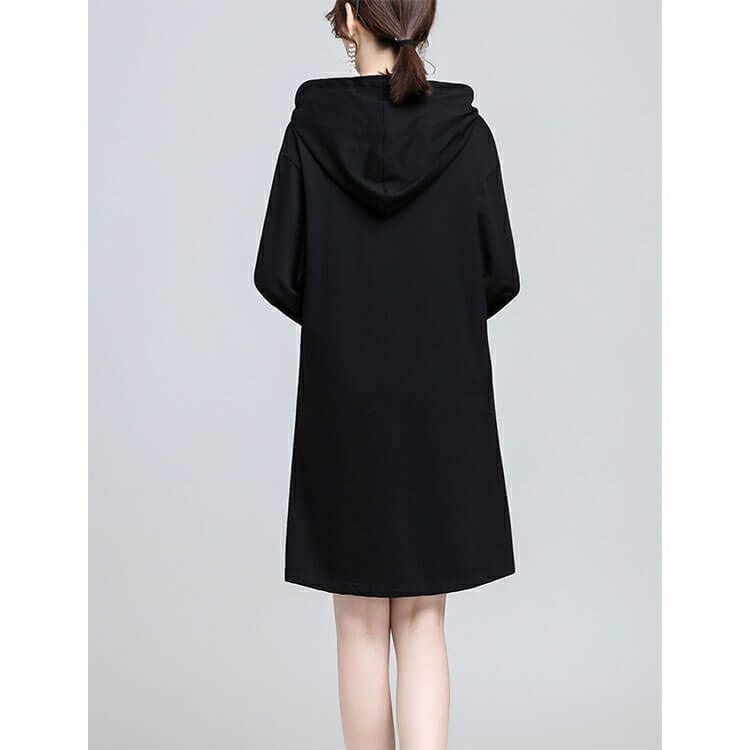 大きいサイズ レディース パーカーワンピース　goldy-534