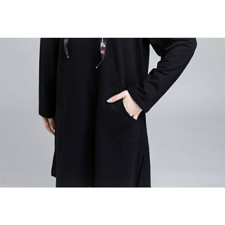 大きいサイズ レディース パーカーワンピース　goldy-534