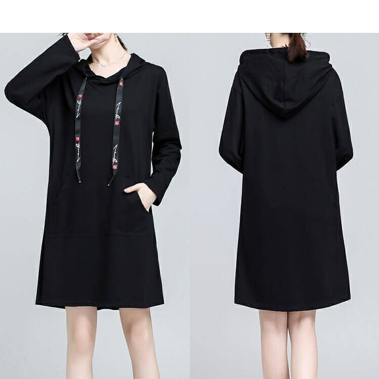 大きいサイズ レディース パーカーワンピース　goldy-534