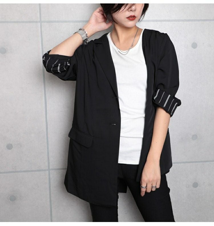 大きいサイズ レディース カットボール×チェーン2連ネックレス　humio-046【メール便可】