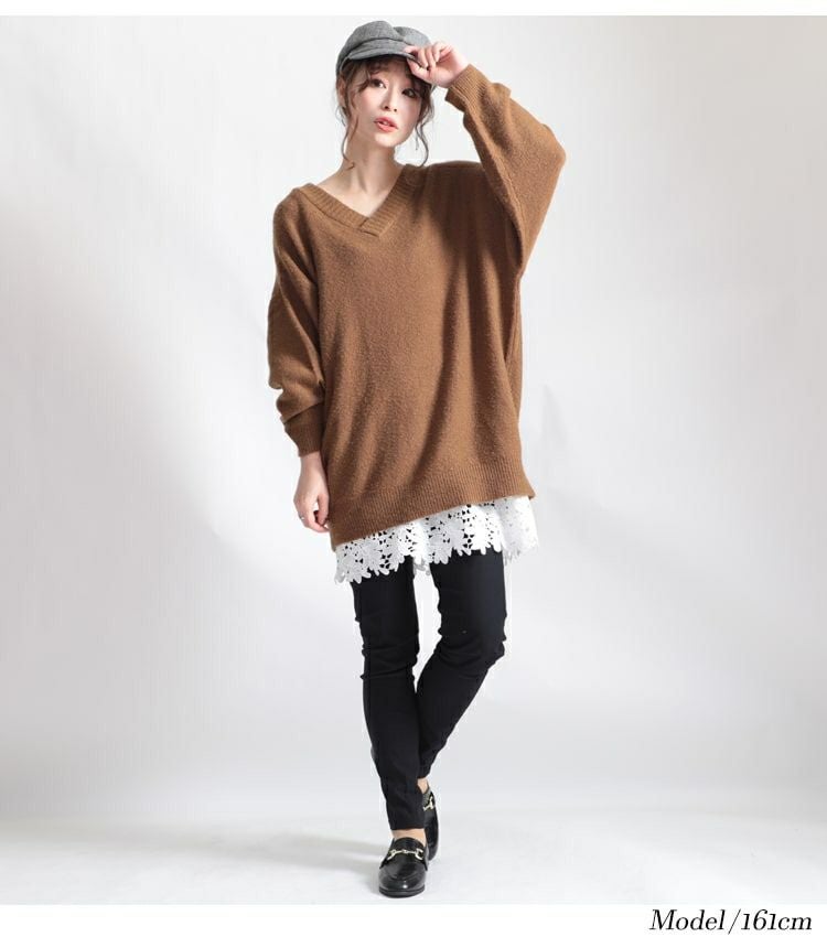 大きいサイズ レディース 裾レースレイヤードインナーキャミソール　gold827