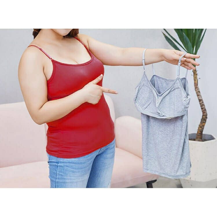 大きいサイズ レディース ブラカップ付きキャミソール　goldy-546