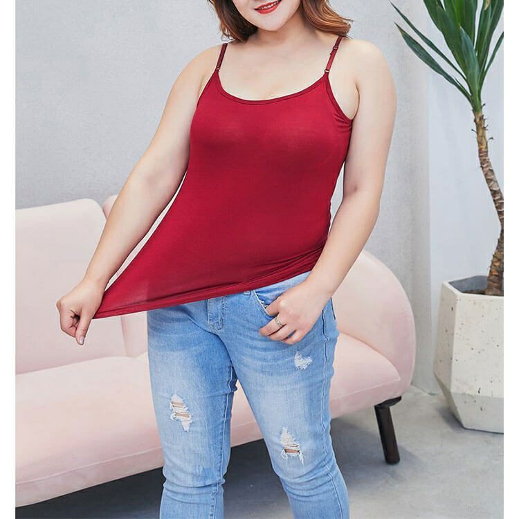 大きいサイズ レディース ブラカップ付きキャミソール　goldy-546