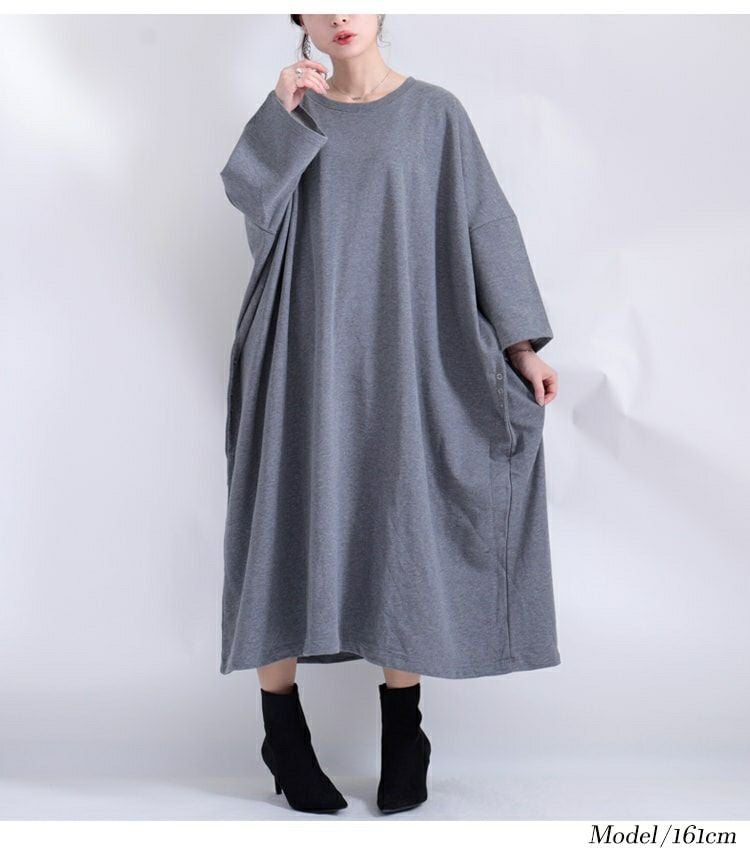 大きいサイズ レディース オーバーサイズワンピース　jp288