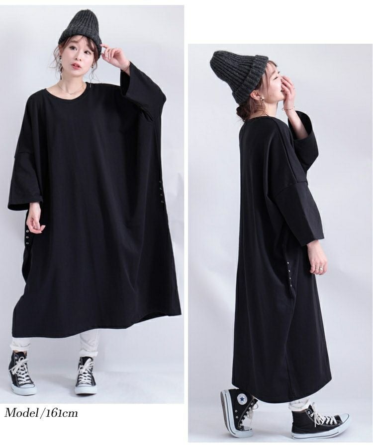 大きいサイズ レディース オーバーサイズワンピース　jp288
