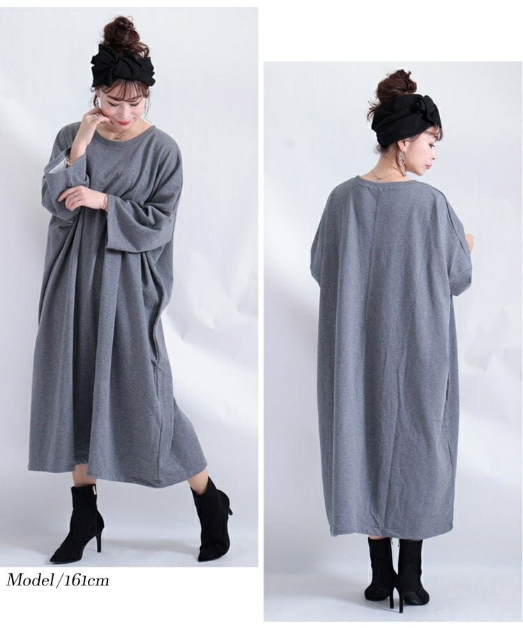 大きいサイズ レディース オーバーサイズワンピース　jp288