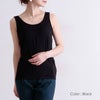 大きいサイズ レディース ブラカップ付きタンクトップ　goldy-550 ブラック