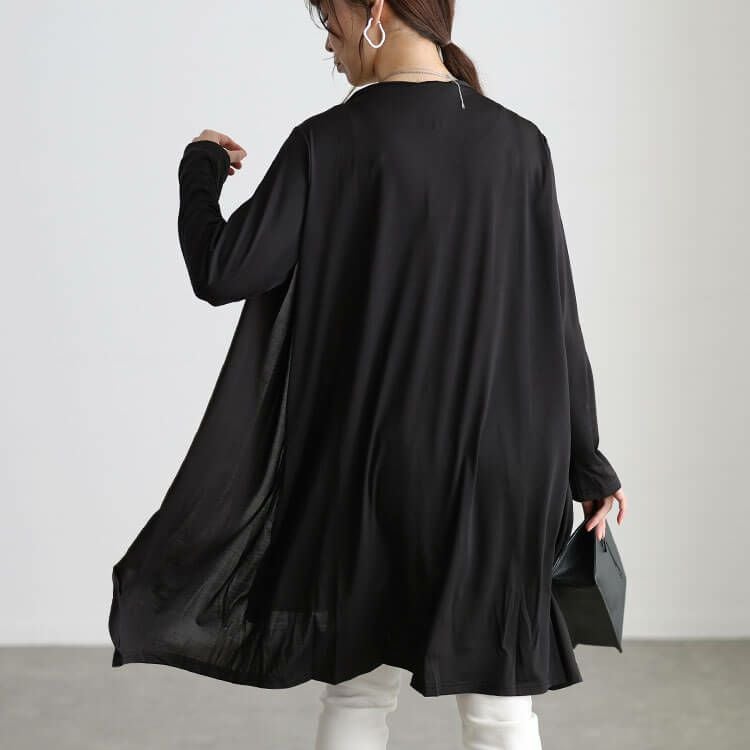 大きいサイズ レディース トッパー重ね着風チュニック　jp283