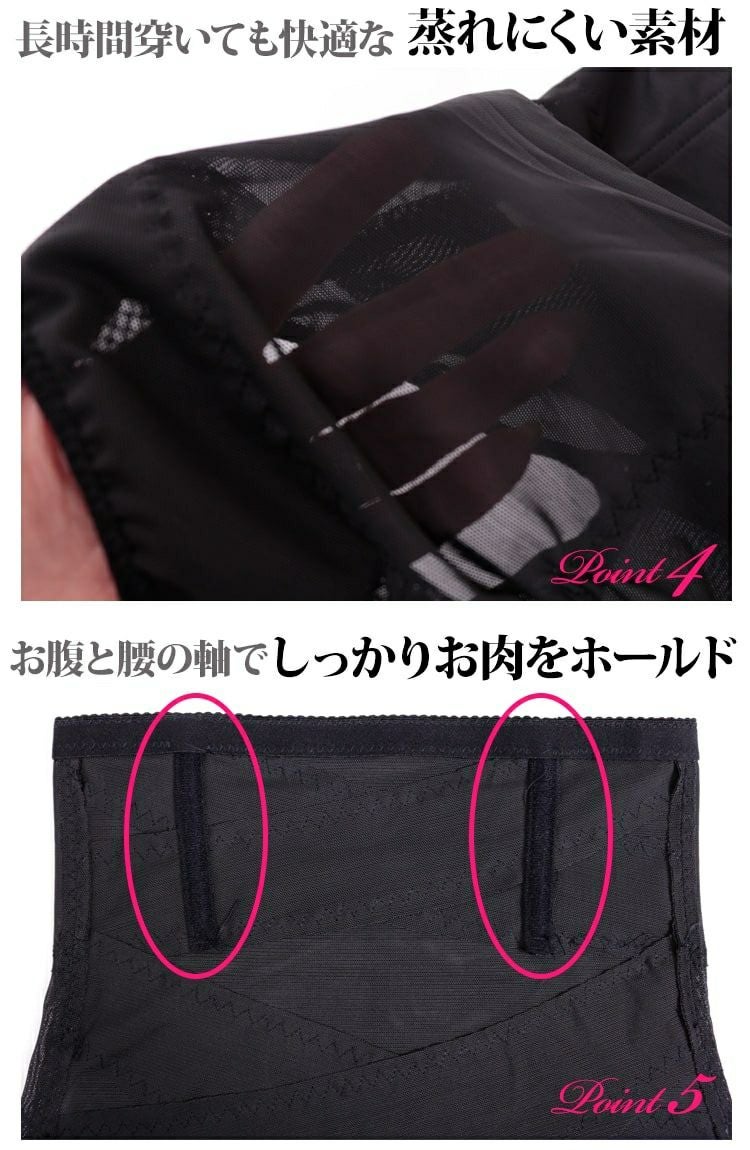 大きいサイズ レディース 脂肪吸引並みハイウエストガードルショーツ　jp328【メール便可】