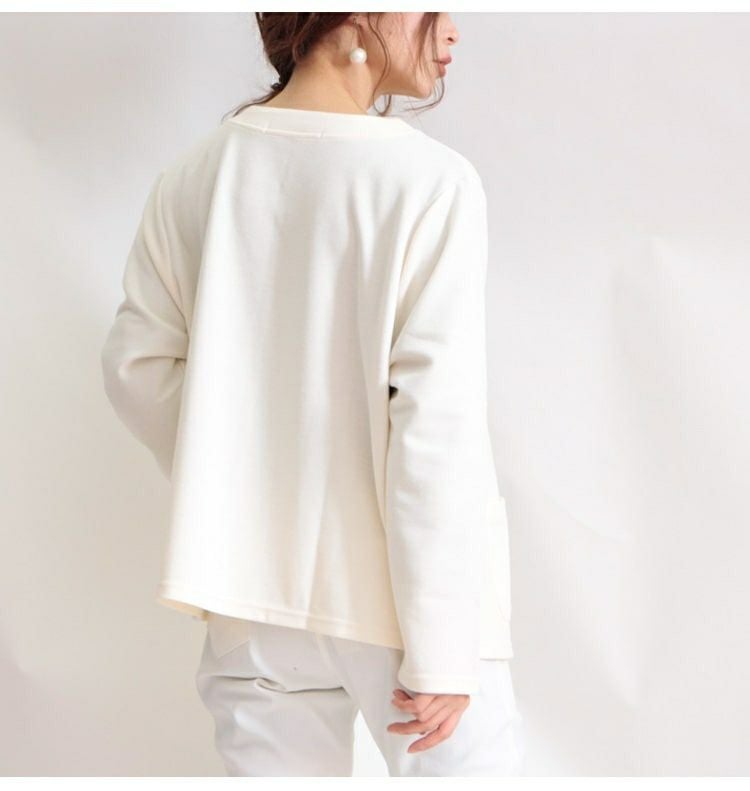 大きいサイズ レディース ノーカラージャケット　mncut-112031