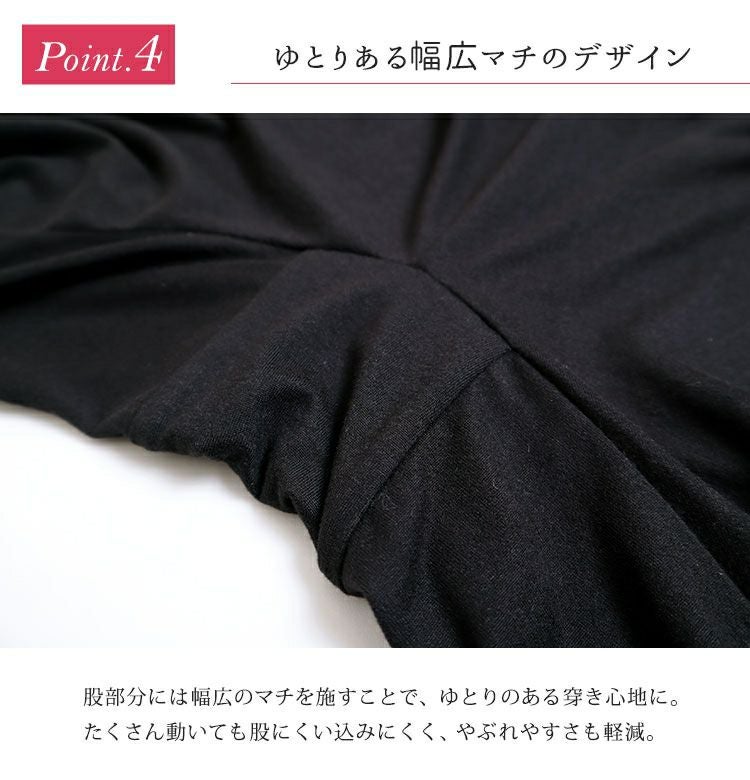 大きいサイズ レディース 3分丈 春夏用 股擦れ防止パンツ　sw-0000ss 【メール便可】