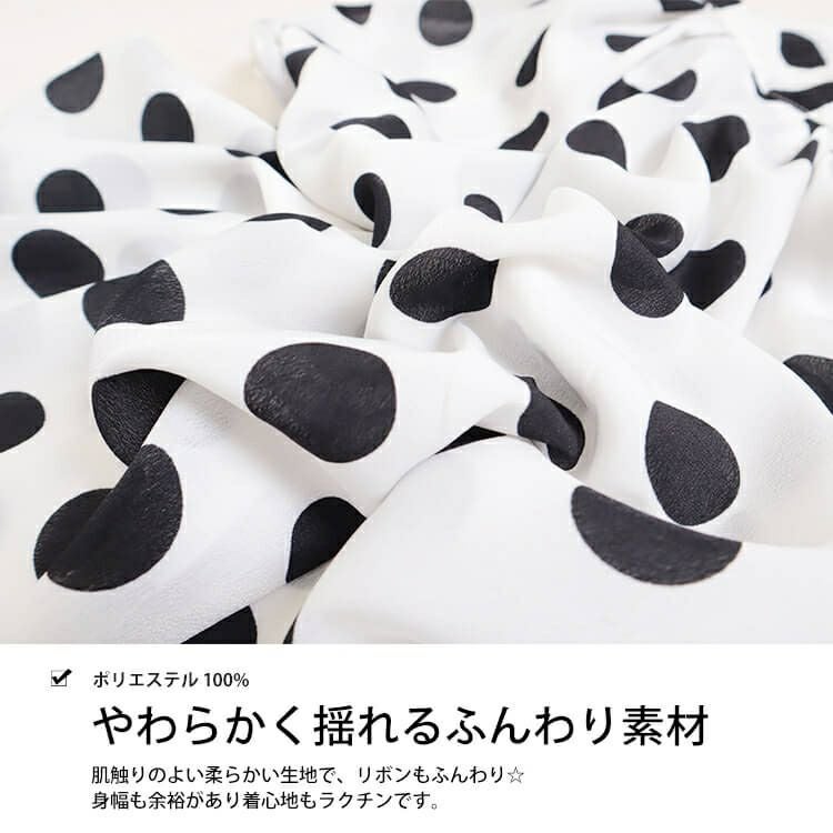 大きいサイズ レディース ビッグサイズ バックリボンドットブラウス　goldy-627 【メール便可】