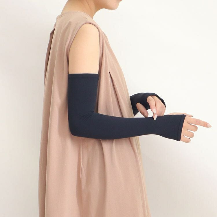 大きいサイズ レディース 接触冷感アームカバー　pure-013 【メール便可】