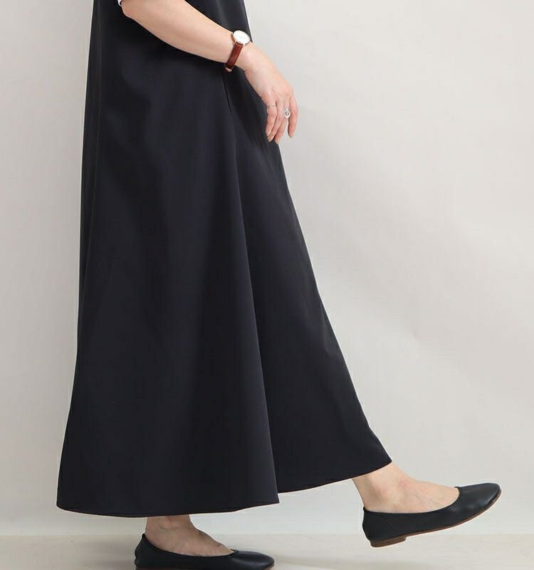 大きいサイズ レディース Ａラインフレアロングワンピース　nw-21015