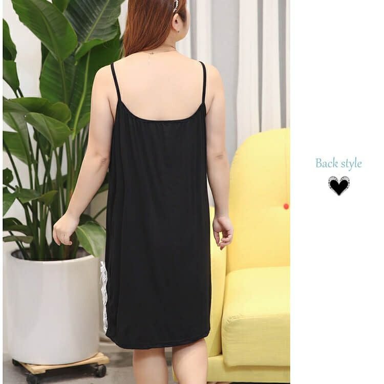 大きいサイズ レディース インナーキャミソールワンピース　goldy-755 【メール便可】