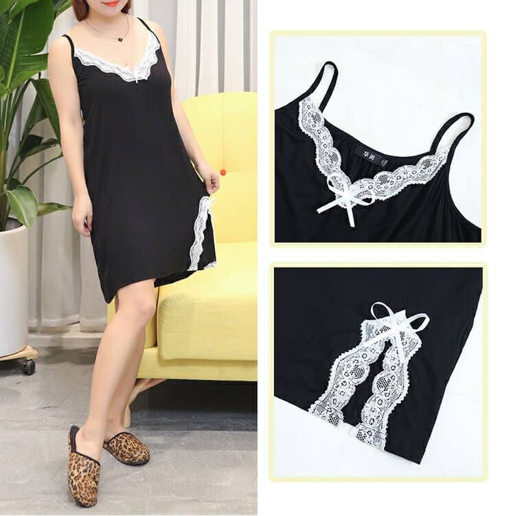 大きいサイズ レディース インナーキャミソールワンピース　goldy-755 【メール便可】