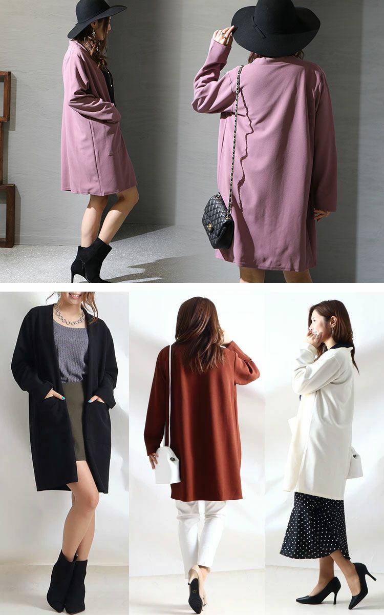 大きいサイズ レディース ロングカーディガン　gold849