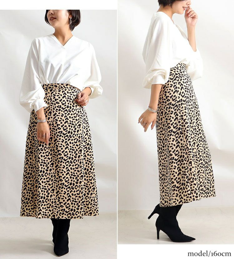 大きいサイズ レディース ボリューム袖Vネックカットソー　mncut-112447