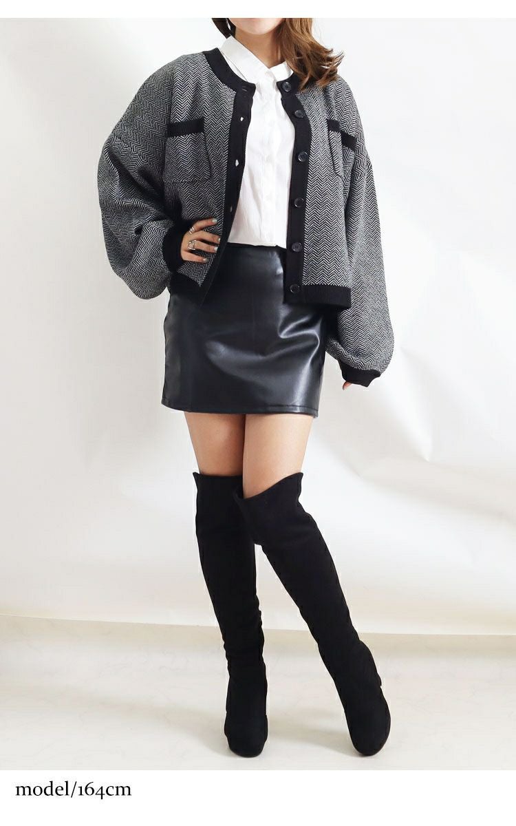 大きいサイズ レディース エコレザーマイクロミニスカート　jp374