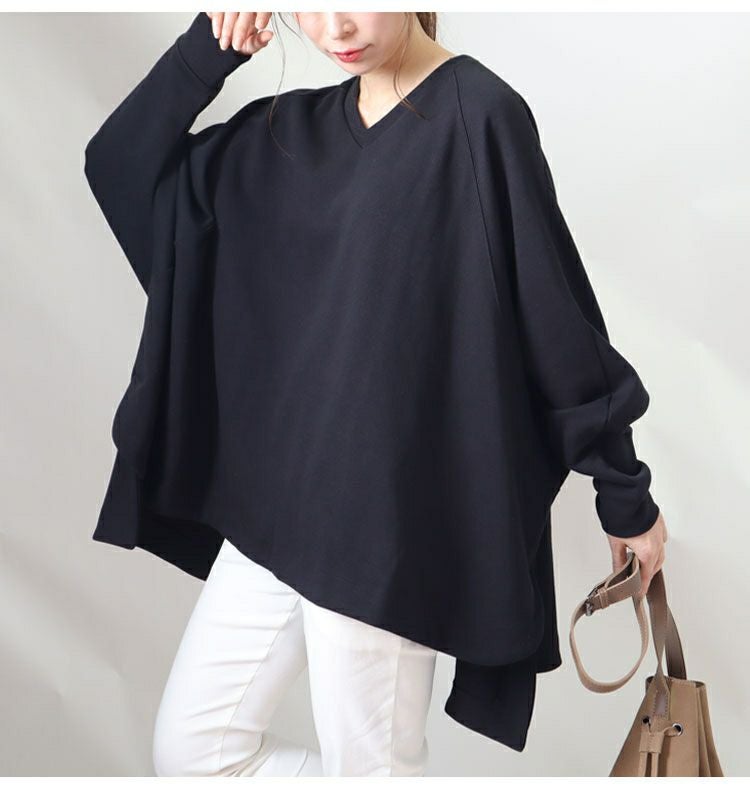 大きいサイズ レディース ダンボールニットプルオーバー　sw-0408