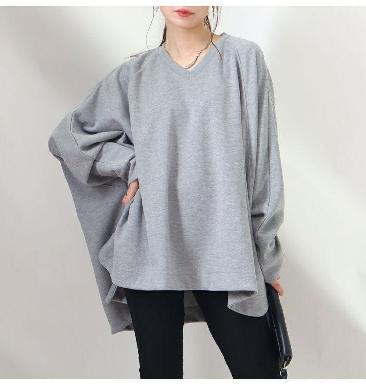 大きいサイズ レディース ダンボールニットプルオーバー　sw-0408