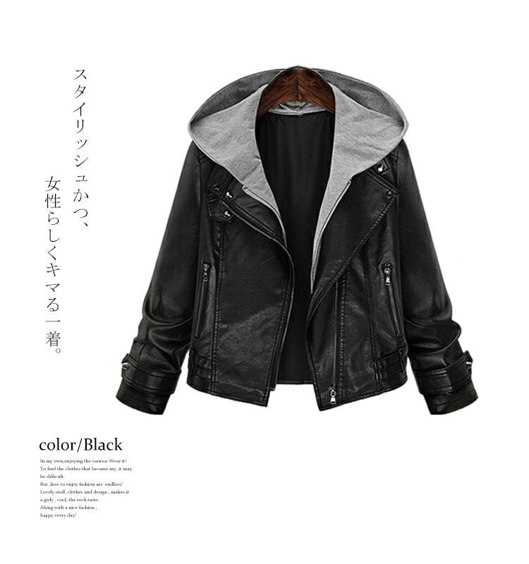 大きいサイズ レディース ライダースジャケット　goldy-769