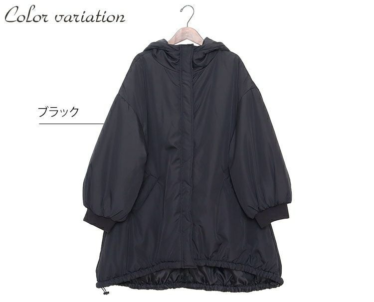 大きいサイズ レディース 中綿モンスターパーカーコート　sada-6703