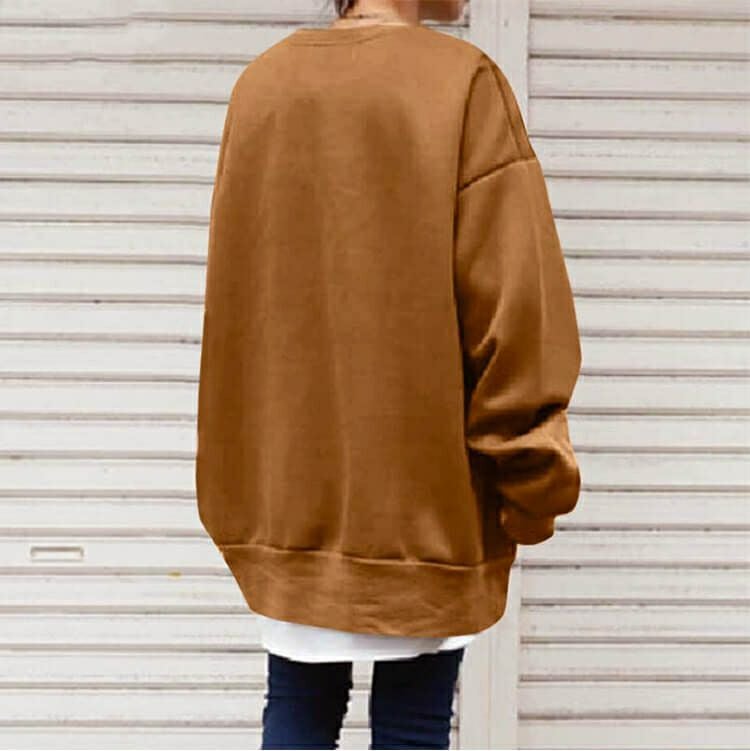 大きいサイズ レディース オーバーサイズ長袖カットソー　goldy-868