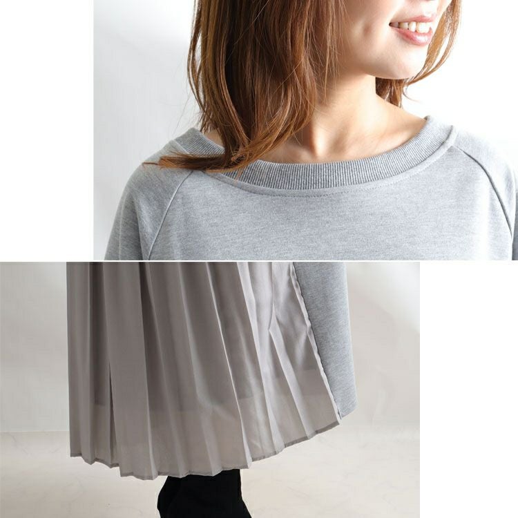 大きいサイズ レディース 前後2wayプリーツワンピース　gold881