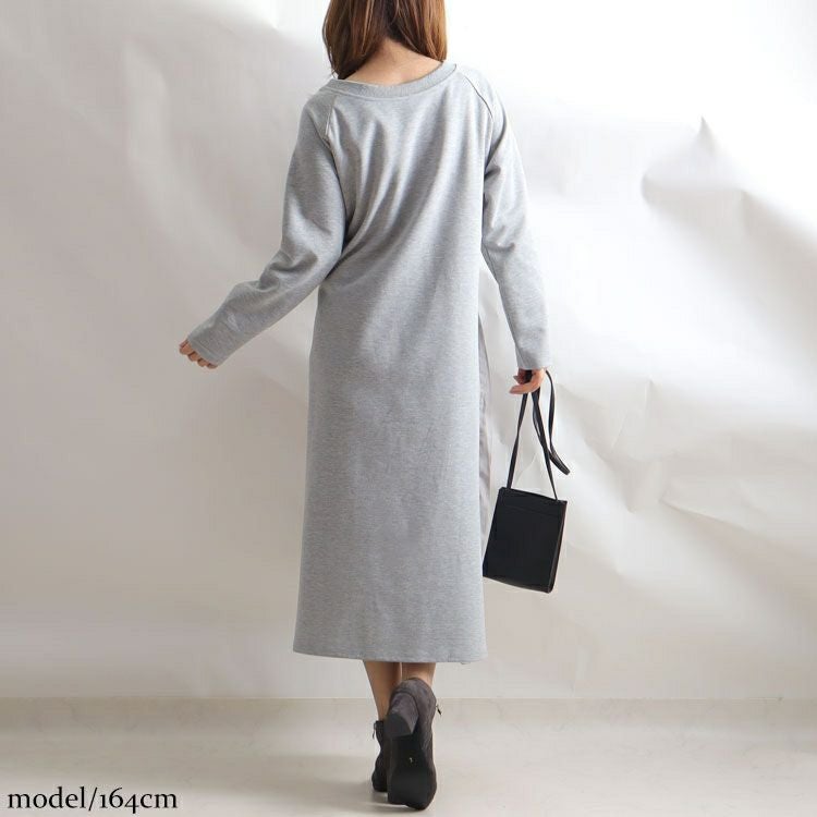 大きいサイズ レディース 前後2wayプリーツワンピース　gold881