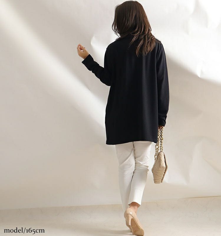 大きいサイズ レディース ロング丈テーラードジャケット　mncut-122043