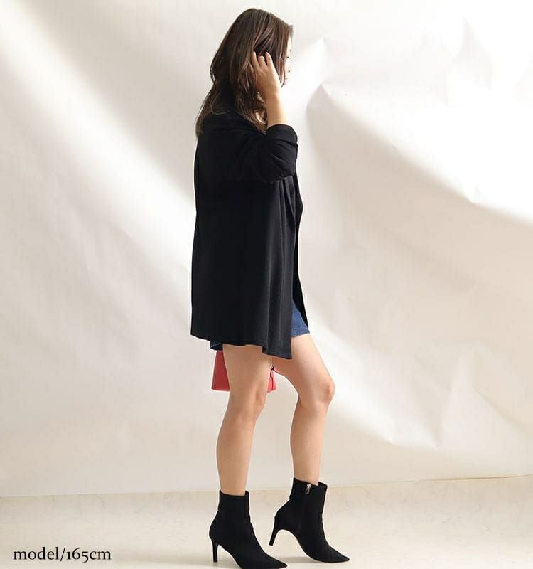 大きいサイズ レディース ロング丈テーラードジャケット　mncut-122043