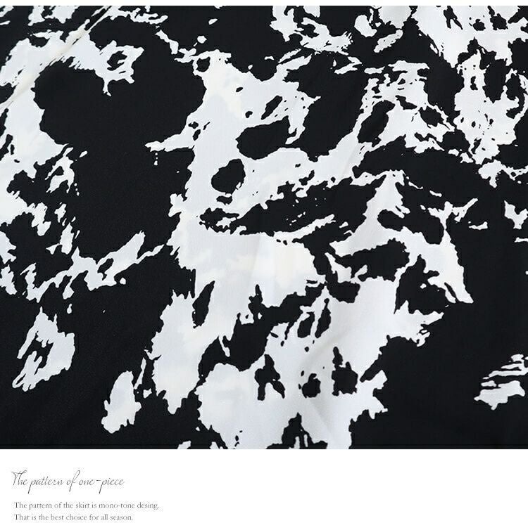 大きいサイズ レディース フェイクレイヤードフレアワンピース　goldy-876