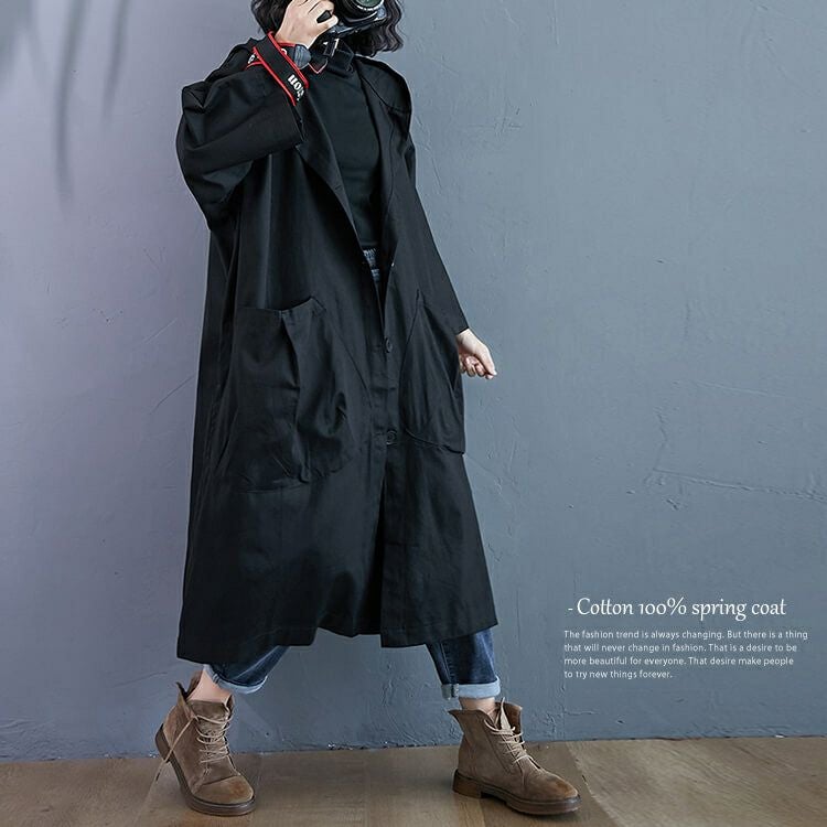 大きいサイズ レディース コクーンシルエットコート　goldy-903