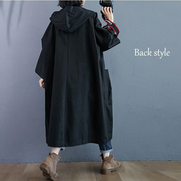 大きいサイズ レディース コクーンシルエットコート　goldy-903