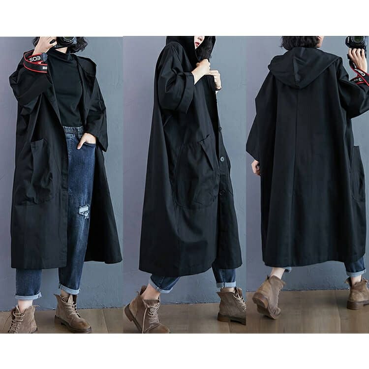 大きいサイズ レディース コクーンシルエットコート　goldy-903