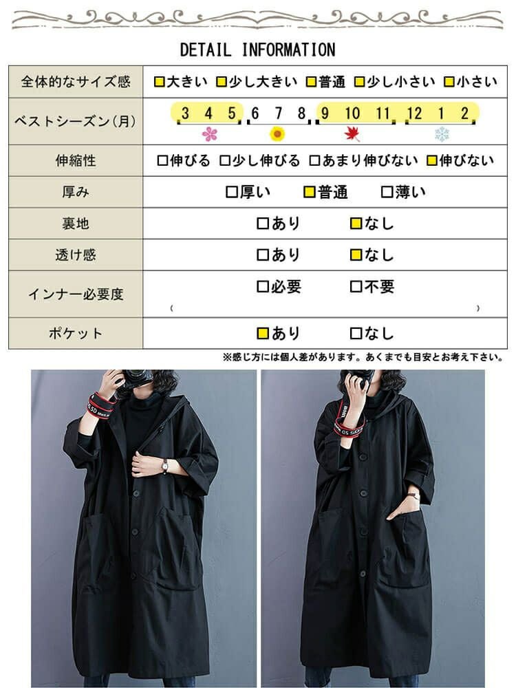 大きいサイズ レディース コクーンシルエットコート　goldy-903