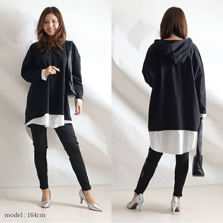 大きいサイズ レディース サイドレースレギンス　goldy-875 【メール便可】