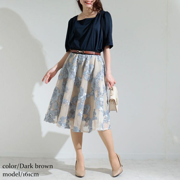 大きいサイズ レディース ビットデザイン細ゴムベルト　art-dgnl　【メール便可】