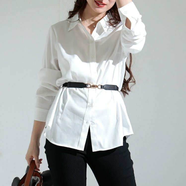 大きいサイズ レディース ビットデザイン細ゴムベルト　art-dgnl　【メール便可】