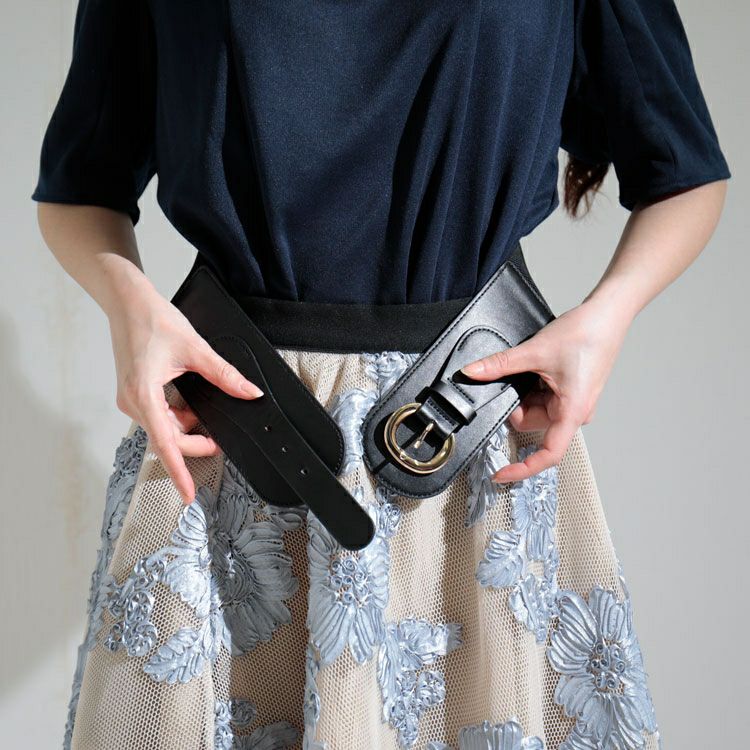 大きいサイズ レディース コルセットサッシュベルト　art-130-64